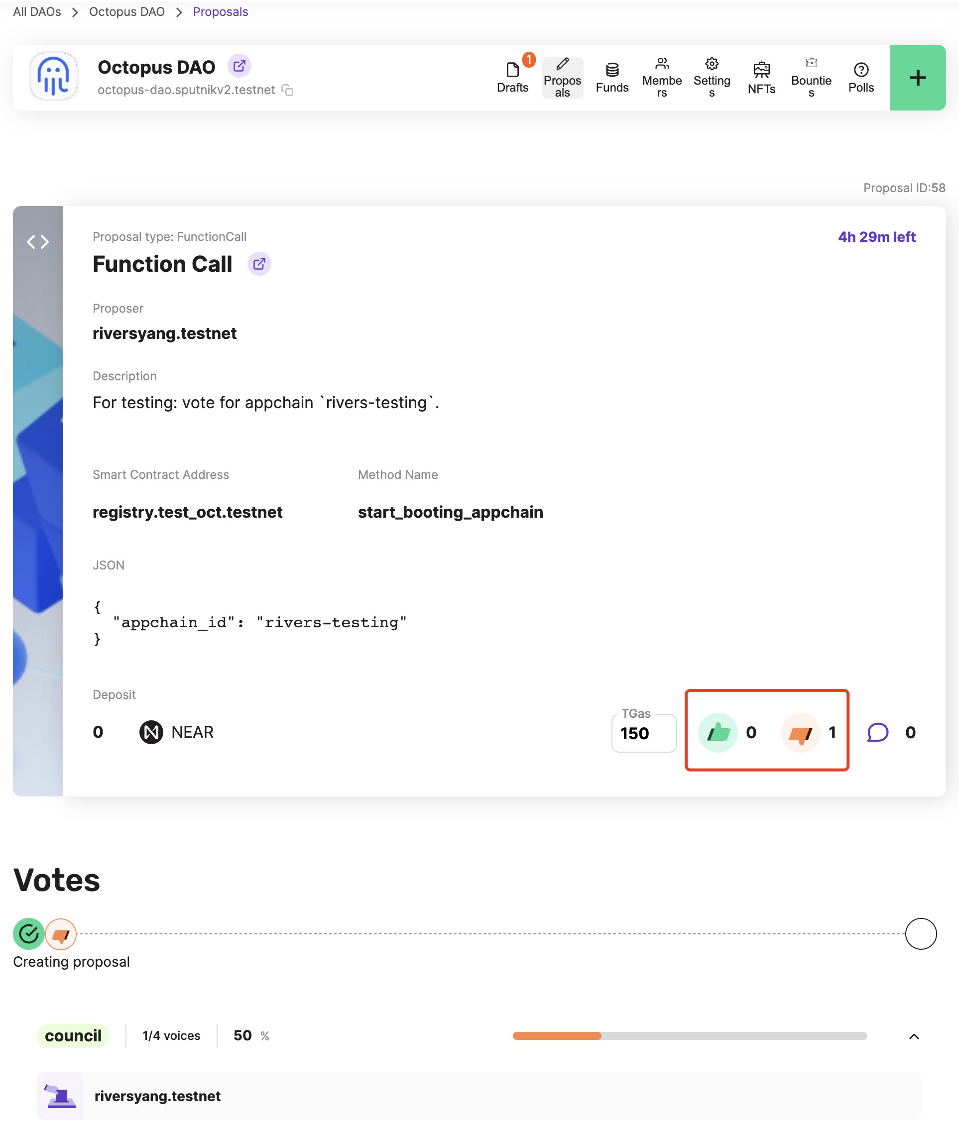 voting appchain